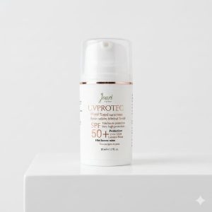 UVPROTEC-Ecran-Solaire-Mineral-Teinte Écran solaire minéral teinté UVPROTEC SPF 50+ Jouri Naturel Touch